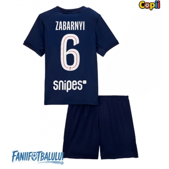 Paris Saint-Germain Illia Zabarnyi #6 Echipament de Fotbal Replică 2025-26 Copii Acasa (+ Șorturi)